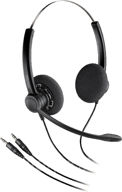 Plantronics Practica SP12-PC - гарнитура телефонная с 2 разъемами jack 3.5mm - фото 1 - id-p86370242