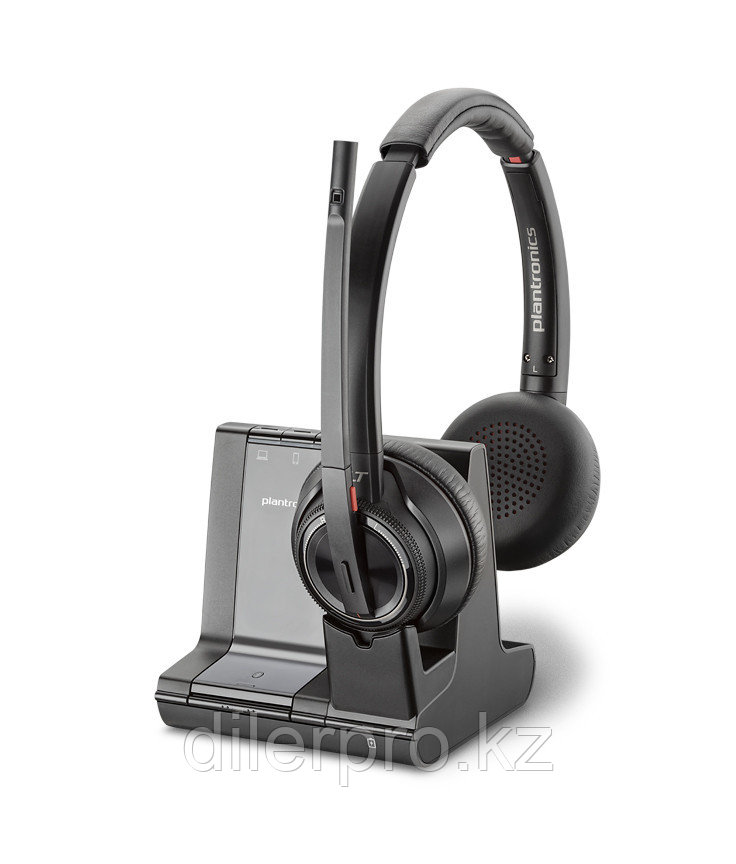 Plantronics Savi W8220/A DECT гарнитура, ПК + смартфон + телефон, активное шумоподавление - фото 1 - id-p86370269