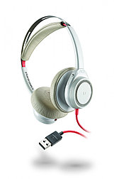 Plantronics BlackWire 7225 — проводная гарнитура без штанги микрофона (USB A), белая