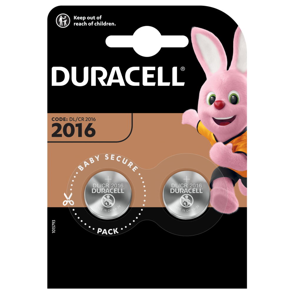 Батарейка Duracell CR 2016 2шт