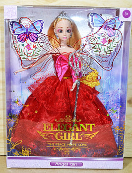 ZR-099 Кукла Elegant Girl с короной в пышном платье с аксессуарами 33*24