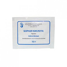 Борная кислота порошок, дезинфицирующее средство 10 г пакет