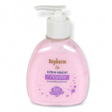 Repharm Крем-мыло Розовое для умывания для чувствительной кожи флакон 200г