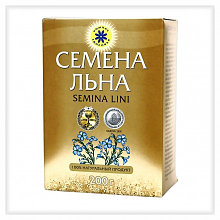 Семена льна 200г коробка (от ожирения и ЖКТ)