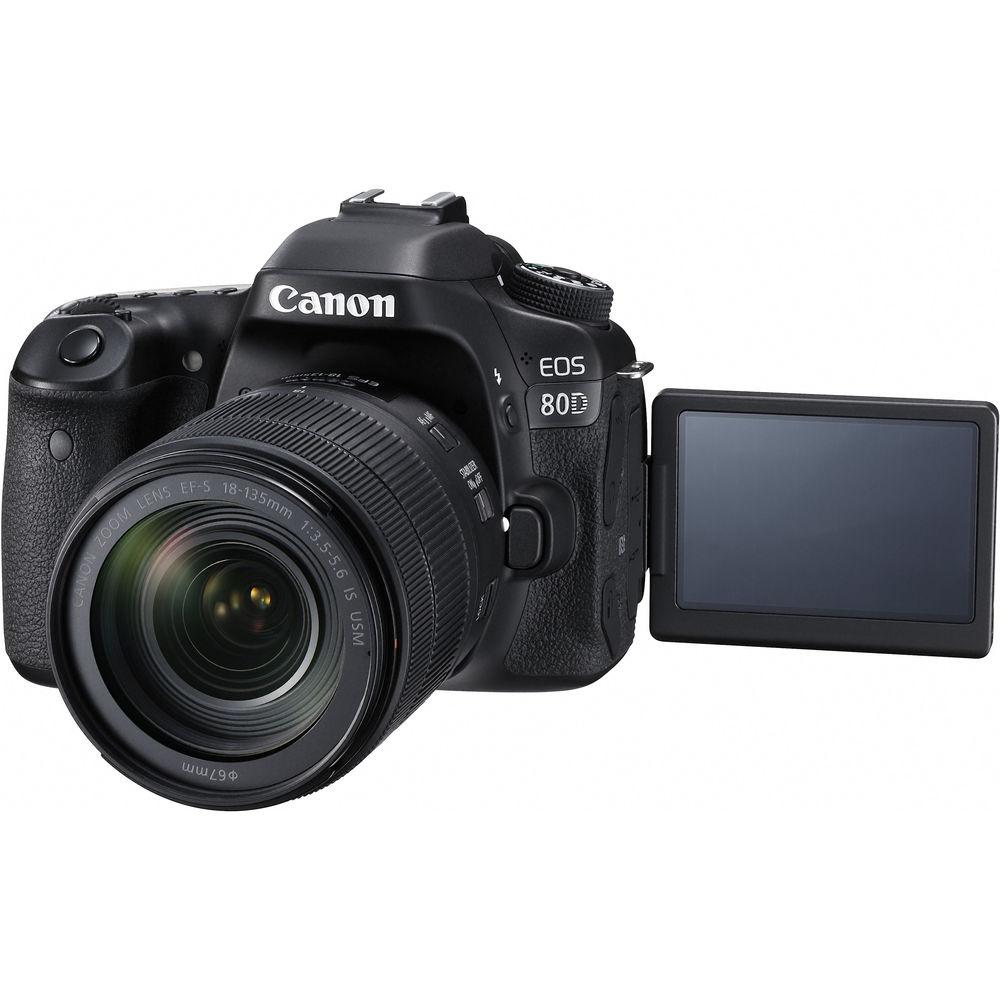 Фотоаппарат EOS Canon 80D Kit EF-S 18-135mm f/3.5-5.6 IS NANO USM - фото 3 - id-p86398324