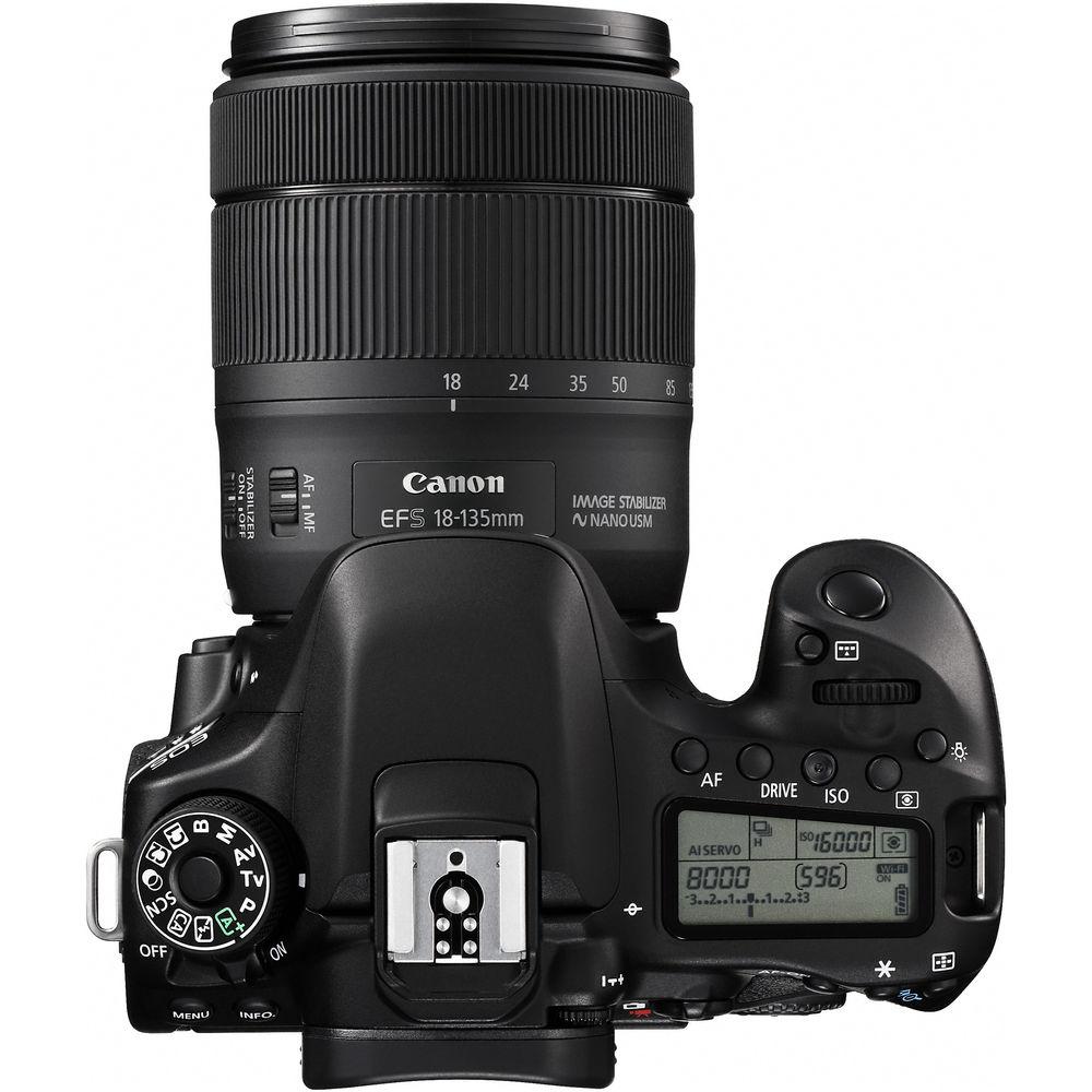 Фотоаппарат EOS Canon 80D Kit EF-S 18-135mm f/3.5-5.6 IS NANO USM - фото 6 - id-p86398324