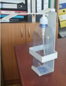Настенный локтевой медицинский дозатор для антисептика (санитайзер) - фото 3 - id-p77964072