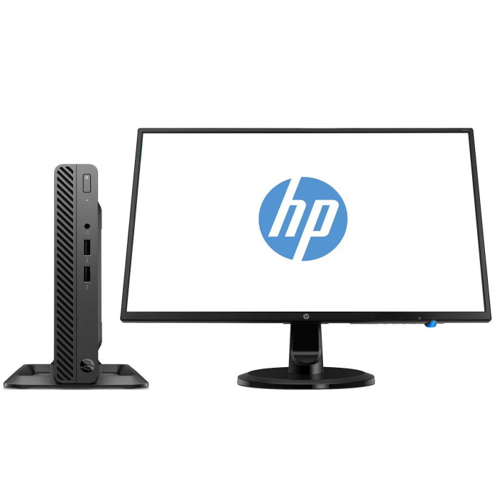 HP 260P3ES компьютер HP 290 G4 DM i5-10210 8GB/256GB SSD DVDRW WiFi DOS, монитор P24v в комплекте