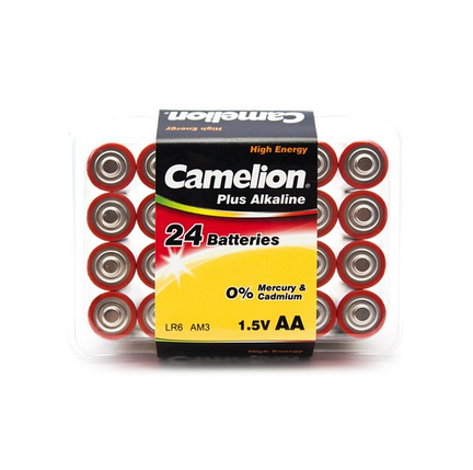 Батарейка CAMELION Plus Alkaline LR6-PB24 24 шт. в упак., фото 2