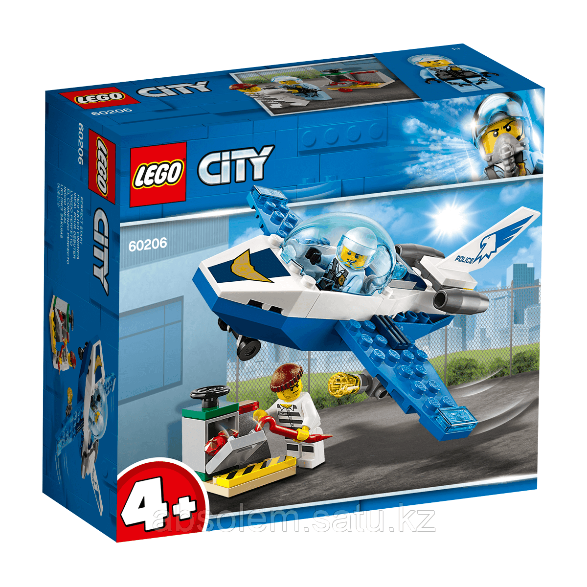 LEGO 60206 City Police Воздушная полиция: патрульный самолет