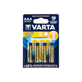 Батарейка VARTA Longlife Micro 1.5V - LR03/ AAA (4 шт)