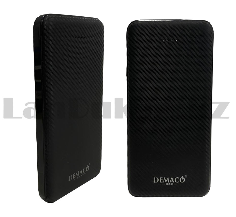 Портативное зарядное устройство 2 USB разъемами Power Bank Demaco DMK-A1 20000 mAh черный - фото 5 - id-p86411213