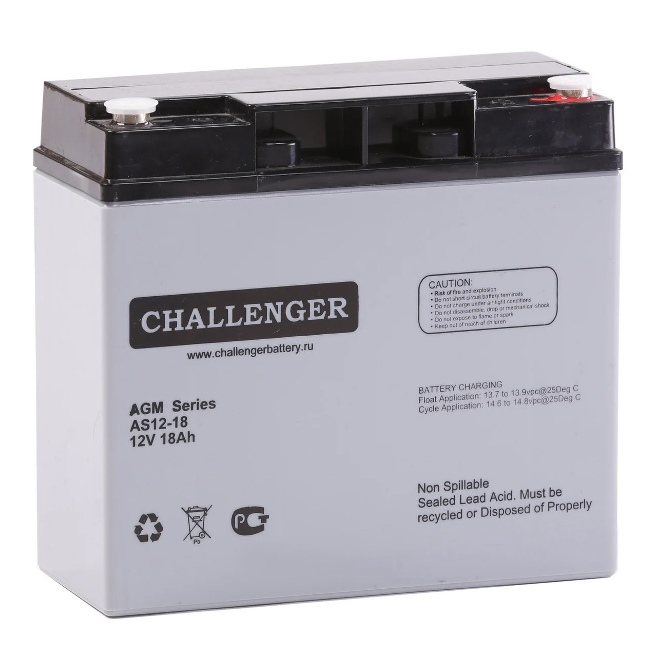Аккумулятор Challenger AS12-18A (12В, 18Ач)