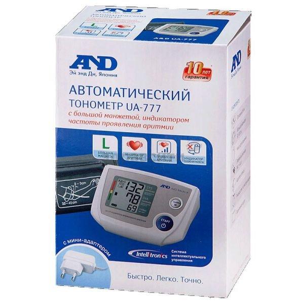 Тонометр AND автоматический UA-777 на плечо L манжета