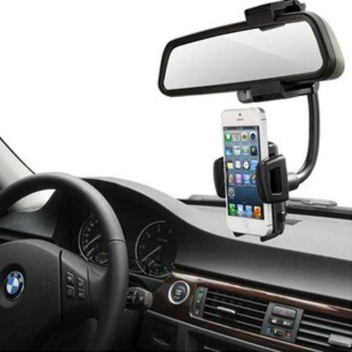 Автомобильный держатель для смартфонов с креплением на зеркало заднего вида, 09+H - фото 4 - id-p86419115