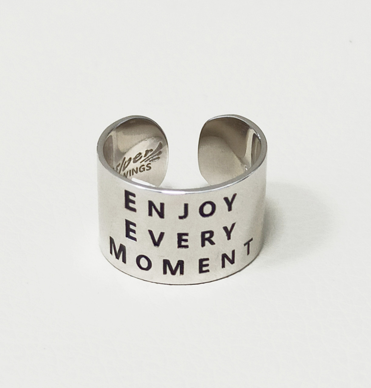 Кольцо "Enjoy every moment"
19,5 размер