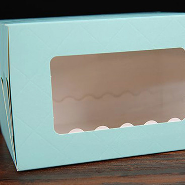 Коробка выдвижная с окошком, два размера M пудра - фото 5 - id-p86419463