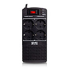 Стабилизатор (AVR), SVC, AVR-1000-L, Мощность 1000ВА/500Вт, LED-индикаторы, Диапазон работы AVR: 174