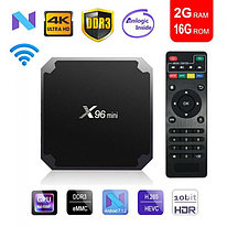 Андроид Смарт ТВ приставка smart tv box - X96 Mini S905W New 2/16 Gb New version 2020г