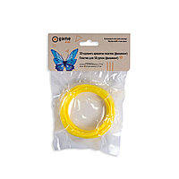 Филамент (нить) для 3D ручки Желтый светящийся PLA 10м.