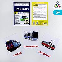 Обучающие карточки по методике Г. Домана «Транспорт», 12 карт, А6, фото 1