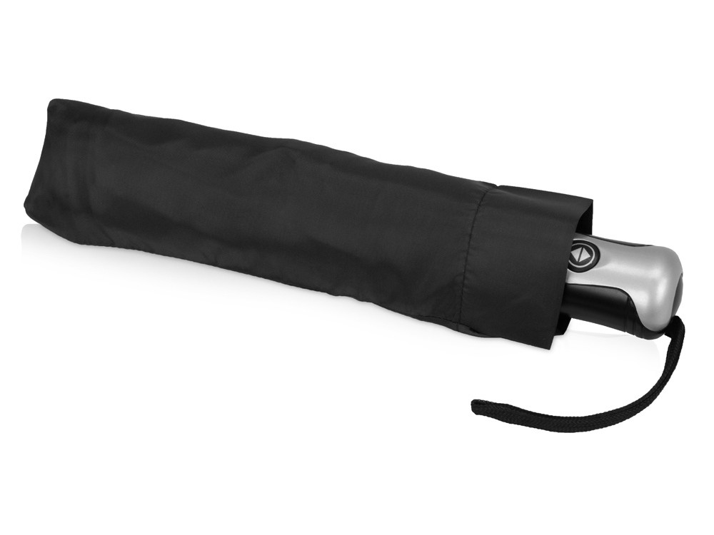 Зонт Alex трехсекционный автоматический 21,5, черный - фото 4 - id-p86422716