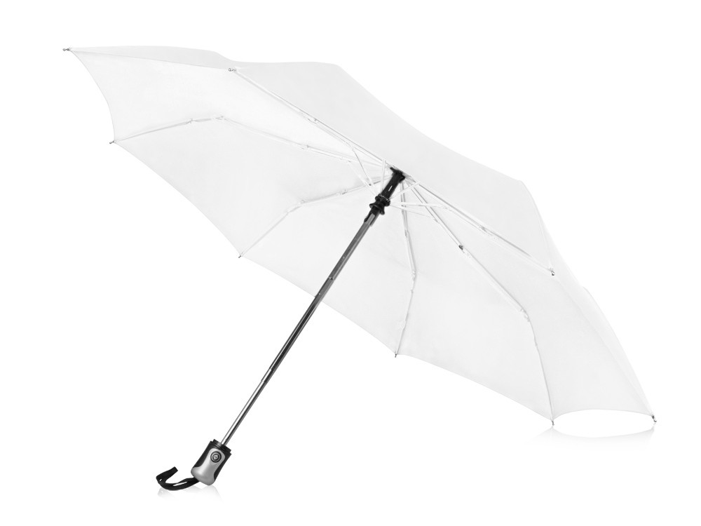 Зонт Alex трехсекционный автоматический 21,5, белый - фото 1 - id-p86422717