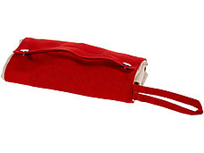 Хлопковая рулонная сумка-тоут на кнопках, красный, фото 3