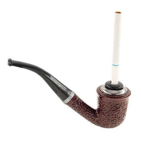 Трубка для курения табака и сигарет ZHAOFA (Bent Billard Roust) - фото 1 - id-p86030277