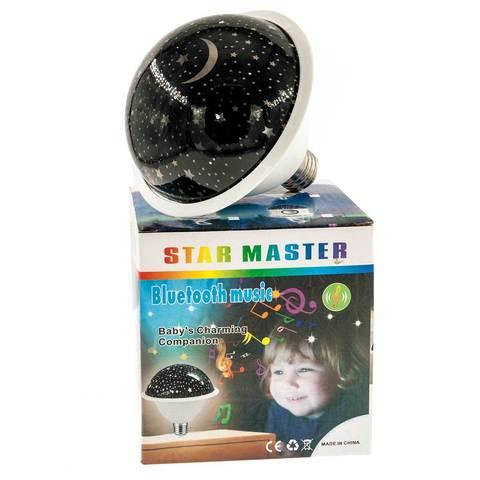 Лампочка-ночник-проектор с анимацией «Звездное небо» Star Master (Е27) - фото 2 - id-p86425821