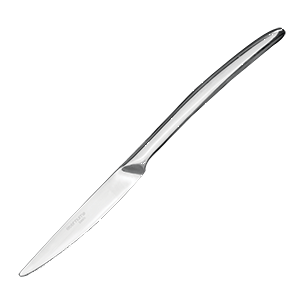 Нож столовый «Аляска бэйсик»; сталь нерж.; ,L=224/105,B=5мм - фото 1 - id-p86437636