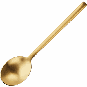 Ложка столовая «Саппоро бэйсик»;сталь нерж.; золотой,матовый - фото 1 - id-p86438125