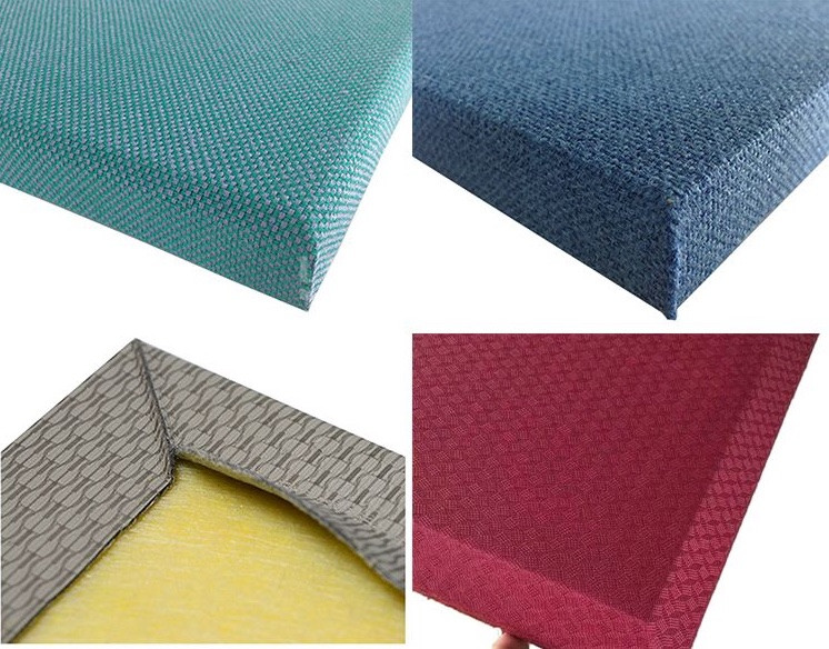 Acoustic fabric wrapped sound absorption panels Fabric wrapped acoustic Панели декоративные для звукоизоляции - фото 3 - id-p86438389