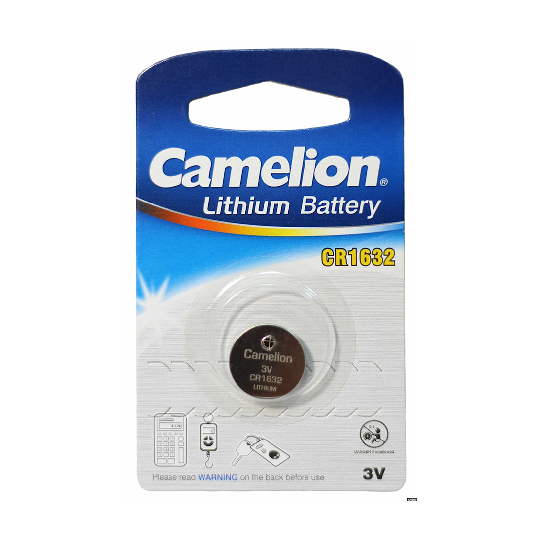 Батарейка CAMELION Lithium CR1632-BP1 - фото 1 - id-p86438989