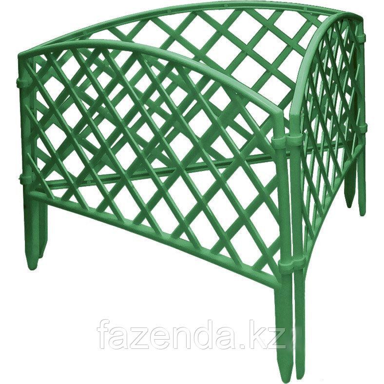 Забор декоративный серия "Сетка ", 24 х 320 см, зеленый