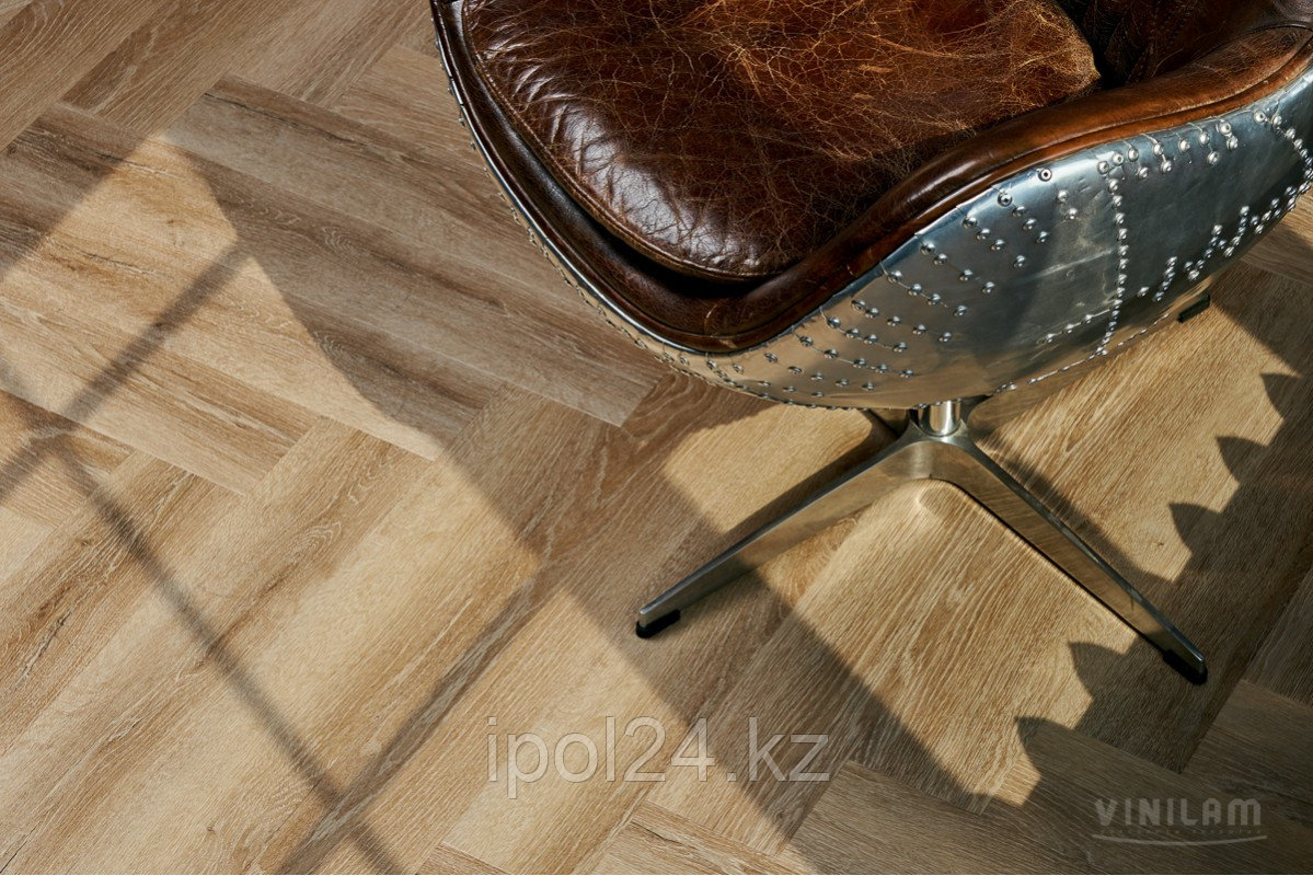 Виниловая плитка замковая VINILAM PARQUET Herringbone IS11166 Классический Паркет