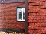 Акриловая Фасадная панель STONE HOUSE (Стоун Хаус) под кирпич, Красный, фото 4