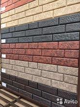 Акриловая Фасадная панель STONE HOUSE (Стоун Хаус) под кирпич, Красный
