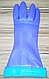 Перчатки резиновые "Фантазия"  30см с флисовой подкладкой., фото 2