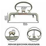 Фермуар Турецкий мотив "серебро" 20 х 6,5 см, ручка 8,5 х 10,5 см, фото 2