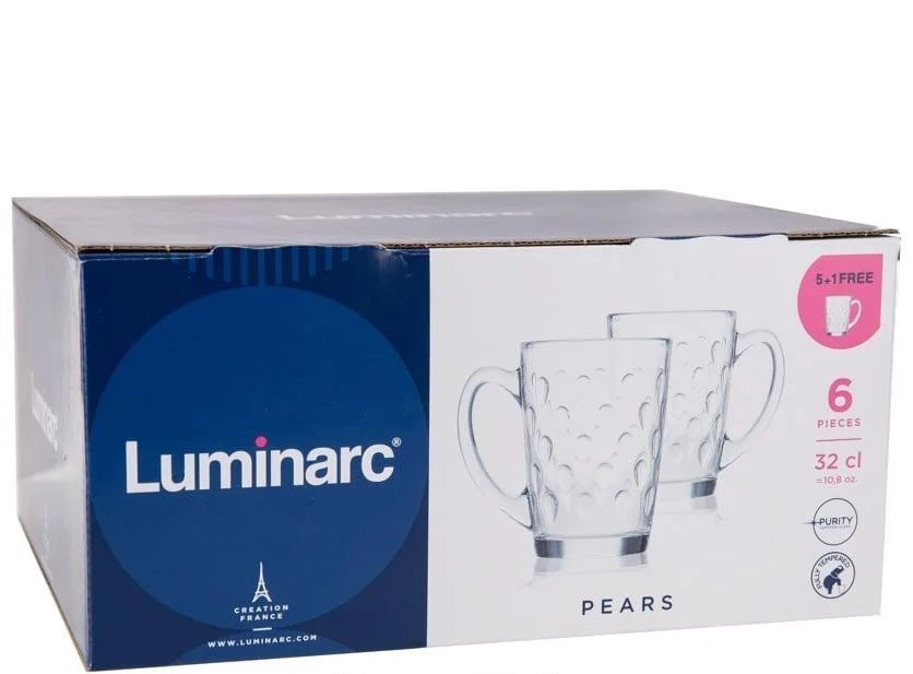 Набор кружек Luminarc Neo Pears 320 мл/ 6 штук - фото 2 - id-p86478312