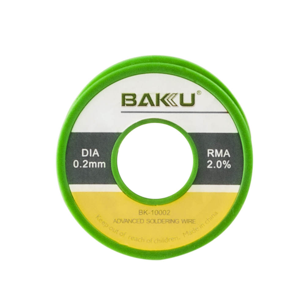 Олово катушка Baku BK-10002 (0,2mm) 50g