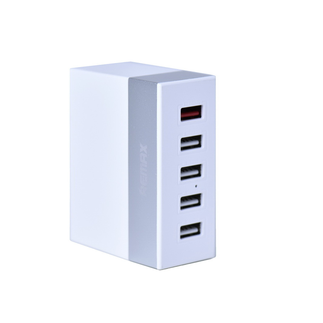 Сетевое зарядное устройство Remax RU-U1 5xUSB 6A 1.2m White/Gold