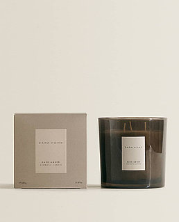 Zara Home Dark Amber Aromatic Candle 200g