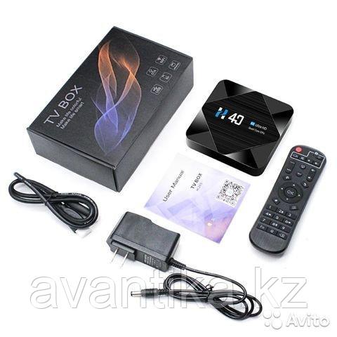 Андроид Смарт ТВ приставка smart tv box H40 2 16gb New version 2020г - фото 6 - id-p86490339