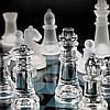 Набор стеклянных шахмат  с рюмками, фото 5