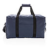 Спортивная сумка из гладкого полиуретана, темно-синяя, фото 4