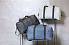 Спортивная сумка из гладкого полиуретана, темно-синяя, фото 8