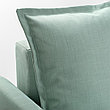 Диван-кровать угловой ХОЛЬМСУНД Нордвалла светло-зеленый ИКЕА, IKEA, фото 5