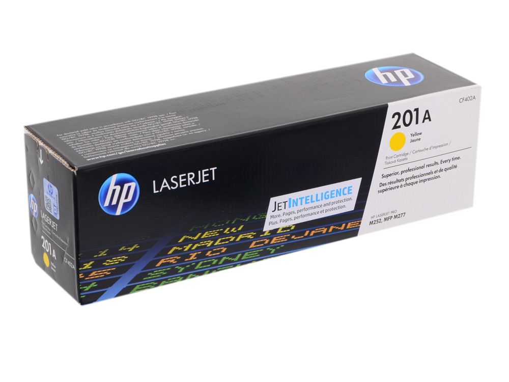 HP CF402A №201A Yellow EuroP 1,5k for Color LaserJet Pro M252/MFP M277, up to 2300 pages - фото 2 - id-p86501073